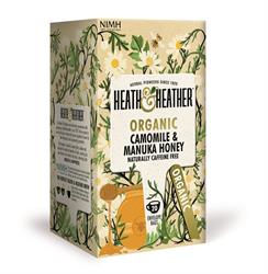 Heath And Heather Organic Camomile & Manuka Honey 20 bag