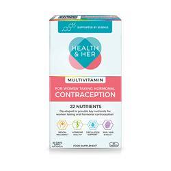 Health & Her Contraceptive Multivitamin Support 60 Capsules