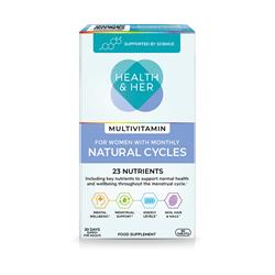 Health & Her Health & Her Natural Cycles Multivitamin Support 60 Capsules