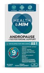 Health & Her Health & Him Andropause 55+ Multi-Nutrient Supplement 60capsules