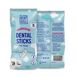 Hemp Heros Calming dental sticks. 100g. 5 sticks.