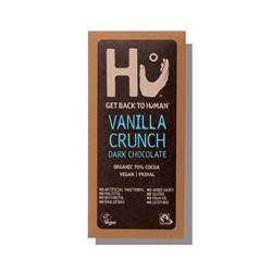 Hu Hu Vanilla Crunch Dark Chocolate Bar 60g
