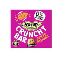 Holies Crunchy Bar Protein Spiced Almond 120g