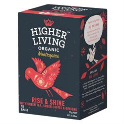 Higher Living Nootropics Rise and Shine Tea - 15 bags