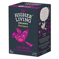 Higher Living Nootropics Zen Focus Tea - 15 bags