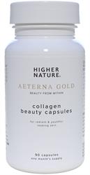 Higher Nature Aeterna Gold Collagen Beauty Capsules 90's
