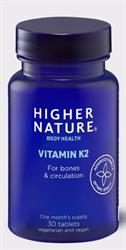 Higher Nature Vitamin K2 30 tablets