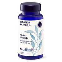 Higher Nature Whole Minerals naturally sourced from land and sea. 60 capsules