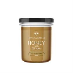 Honey and Greens Honey & Greens British Honey with Ginger 240g