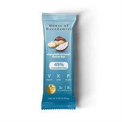 House of Macadamias House of Macadamias Bar Chocolate Coconut 50g