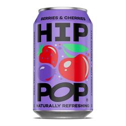 Hip Pop Berries & Cherries Soda 330ml