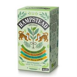 Hampstead Tea Hampstead Organic Biodynamic Green Tea Selection 20 Bags (40g)