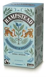 Hampstead Tea Organic Fairtrade Biodynamic Peppermint & Spearmint 20 Bag 30g