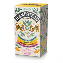 Hampstead Tea HAMPSTEAD ORGANIC BIODYNAMIC HERBAL INFUSIONS SELECTION TEA