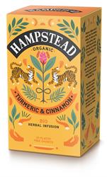 Hampstead Tea Organic Turmeric with Cinnamon Tea 20 Tea Bags