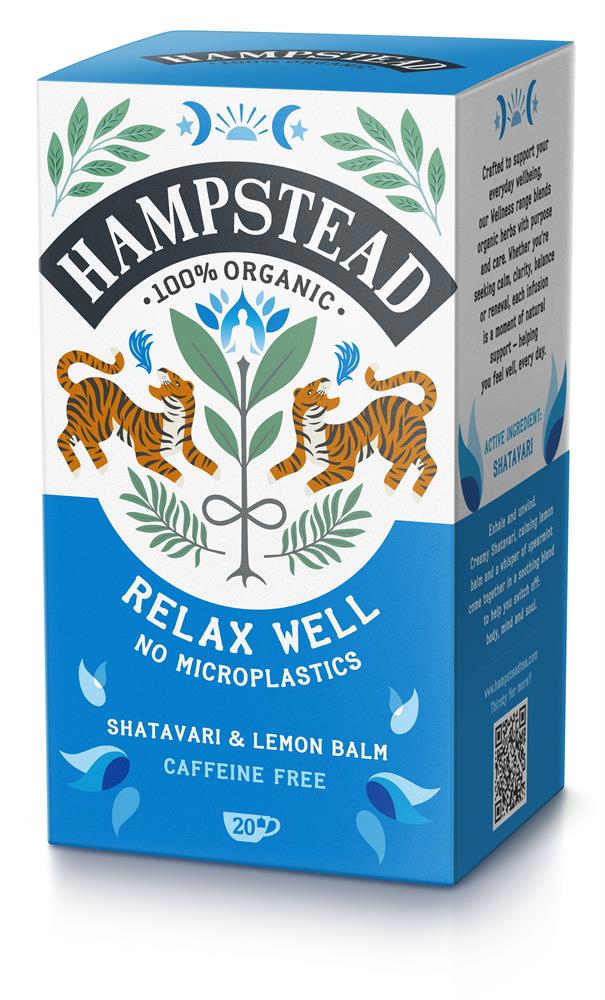 Hampstead Tea FREE Hampstead Organic Relax Well Tea 20 Tea bags