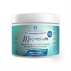 Healthreach Magnesium Unflavoured Powder 50 day