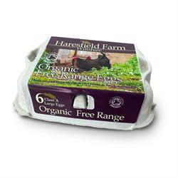 Haresfield Farm Large Organic Free Range Eggs x 6