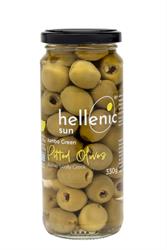 Hellenic Sun Hellenic Sun Pitted Jumbo Green Olives 330g