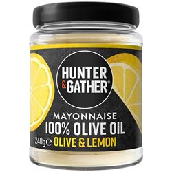 Hunter and Gather Olive & Lemon 100% Olive Oil Mayonnaise 250g