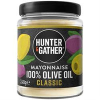 Hunter and Gather Classic 100% Olive Oil Mayonnaise 250g