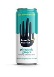 Humble Warrior Pineapple Ginger sparkling 250mL can