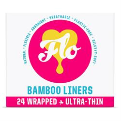 Here We Flo Bamboo Liners Wrapped (24 pads)