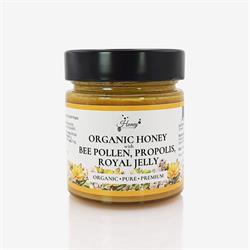 Honey Heaven Honey Heaven Organic Honey with Bee Pollen Propolis Royal Jelly 300g