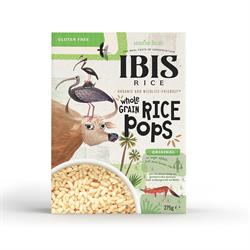 Ibis Rice Organic Wholegrain Rice Pops Original 275g