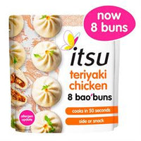 Itsu Chilled Frozen itsu Teriyaki Chicken Bao Buns 256g