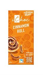 iChoc Cinnamon Roll Chocolate Organic Vegan 80g