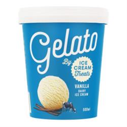 Ice Cream Treats Gelato - Creamy Vanilla 500ml