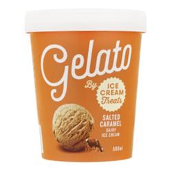 Ice Cream Treats Gelato - Salted Caramel 500ml