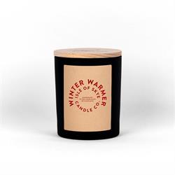 Isle of Skye Winter Warmer Black Natural Wax Candle 9.5cm x 8cm x 8cm