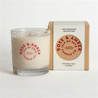 Isle of Skye Rose & Amber Island Natural Candle 8.6cm x 7.7cm x 7.7cm