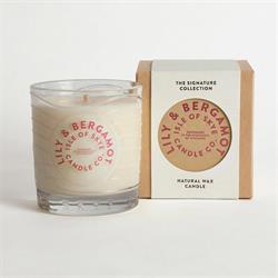 Isle of Skye Lily & Bergamot Island Natural Wax Candle 9.1cm x 8.2cm x 8.2cm