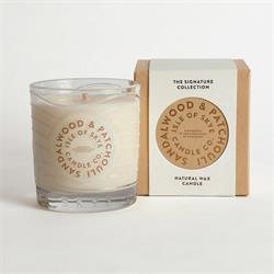 Isle of Skye Sandalwood & Patchouli Natural Wax Candle 9.1cm x 8.2cm x 8.2cm