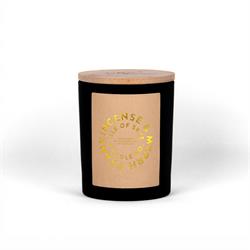 Isle of Skye Frankincense & Myrrh Black Candle 9.5cm x 8cm x 8cm