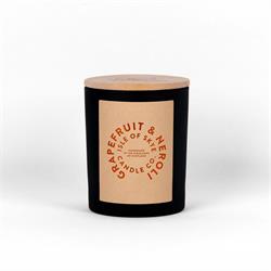 Isle of Skye Grapefruit & Neroli Black Candle 9.5cm x 8cm x 8cm