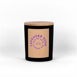 Isle of Skye Lavender Dusk Black Natural Candle 9.5cm x 8cm x 8cm