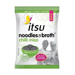 Itsu Chilli Miso Noodles & Broth Pouch 85g