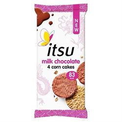 Itsu Milk Chocolate 4 Corn Cakes 68g