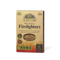 If You Care Firelighters Non toxic Wood 28 pieces