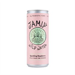 Jamu Natural Sparkling Raspberry + Gut Friendly Fibre 250ml