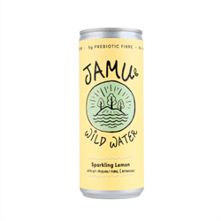 Jamu Wild Water Natural Sparkling Lemon + Gut Friendly Fibre & Botanicals 250ml