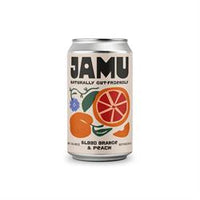 Jamu Jamu Blood Orange & Peach Premium Prebiotic Soda 330ml