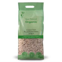Just Natural Gluten Free Organic Gluten Free Buckwheat Flakes 350g