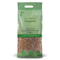 Just Natural Gluten Free Organic Gluten Free Buckwheat Unroasted 500g