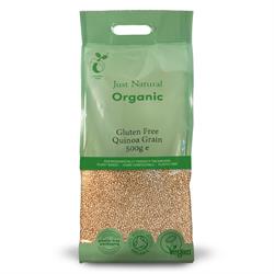 Just Natural Gluten Free Organic Gluten Free Quinoa Grain 500g
