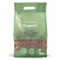 Just Natural Organic Organic Hemp Seeds Hulled 250g